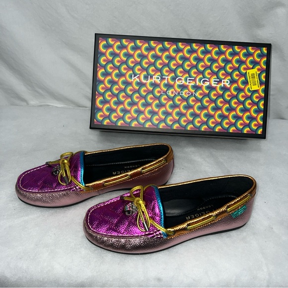 Kurt Geiger Women's Multicolor Moccasins - Picture 6 of 11